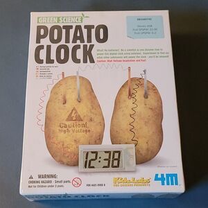 4M Green Science Potato Clock- NIP